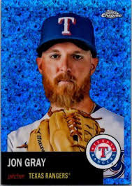 2022 Topps Platinum Anniversary #274 Jon Gray Toile White/Blue Refractor  #/199