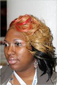 Natural hairstyles for black women: Color Weave Hairstyles