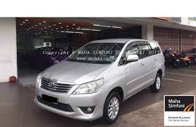 Maybe you would like to learn more about one of these? Toyota Innova 2 0 G A 8 Seater Silver Maha Simfoni Kereta Sewa Car Rental Service In Selangor
