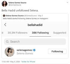 160+ selena gomez's style you'll love 047 | fashion • dressfitme. Bella Hadid Unfollows Selena Gomez On Instagram Just One Day After Refollowing Former Love Rival Readsector