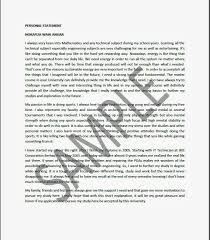 How To End A Personal Statement University