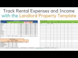 Landlord Template Demo Track Rental Property In Excel Youtube