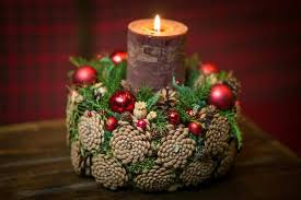 Couronne De Noel En Pomme De Pin Weihnachten Dekoration Deko Weihnachten Advent Weihnachtsdeko Weihnachten