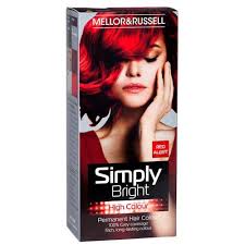 Schwarzkopf color ultime hair color cream takes the second top spot on our list as the best red hair dye. 2 X Simply Bright Red Alert High Colour Permanent Hair Dye Buy Online In Maldives At Maldives Desertcart Com Productid 55928096