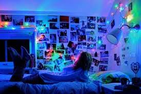 Black Light Awesome Room Room Inspo Neon Bedroom Cool Rooms