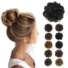 We may earn commission on some of the items you choose to buy. Amazon Com Barsdar Messy Hair Bun Extensions Hairpiece For Women Updo Scrunchie Hair Piece 1 Jet Black Beauty