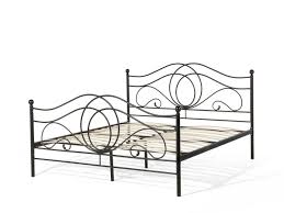 Ob ein gitterbett für die kleinsten oder ein luxuriöses boxspringbett. Metallbett Mit Lattenrost Lattenrahmen 160x200 180x200 Schwarz Gunstig Supply24