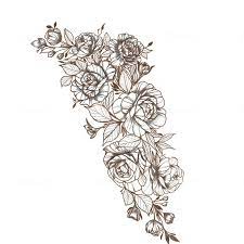 Vector floral collection in a trendy minimalist style set rose flower line drawing. Draw Customized Minimalist Tattoo Linework Floral Or Geometric Designs For You By Sarahhamyied Fiverr