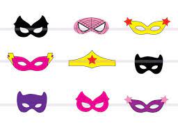 Then print and cut into 4 avengers invitations. Anime Girl Superhero Mask Novocom Top