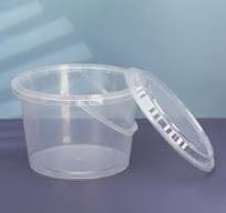 2.5L Plastic Bucket - Food Grade with Handle & Lid
