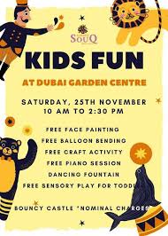 This game works best for solo lessons. Kids Fun At Dubai Garden Centre Tickikids Dubai