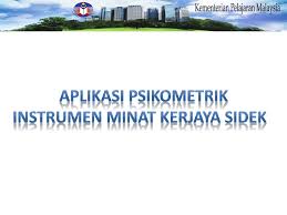 Bagi pelajar aliran sains tulen mereka dikehendaki mengambil mata pelajaran matematik sains adalah satu bidang yang mendapat perhatian tinggi di negara ini. Psikometrik Inventori Minat Kerjaya Sidek Imks