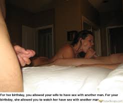 Blowjob, Masturbation, Wife Sharing Hotwife Caption №10818: wife  deepthroats stranger while husband jerking