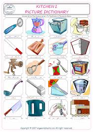 It's not z or q. Kitchen English Worksheet For Kids Esl Printable Picture Dictionary Image Worksheets 2 Engworksheets