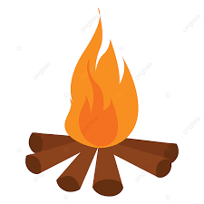 Mewarnai kereta api anak tk yang populer full semua bisa. Gambar Api Unggun Kartun Hitam Putih