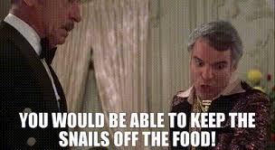 YARN | you would be able to keep the snails off the food ...