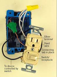 To be sure that rebent wires do not break, cut and restrip the wire ends before you connect them. All About Combination Switches And Receptacles Better Homes Gardens