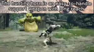 The Hunting Horn Is An Easy To Handle Support Weapon Withllong G Reacn