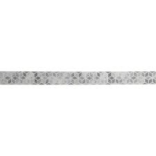 Lot De 2 Listels Tulli Gris Et Bleu L 5 X L 60 Cm Carrelage Mural Accessoires Carrelage