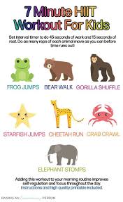 Hiit For Kids Improve Emotional Regulation In Just 7 Minutes Per Day In 2020 Yoga For Kids Exercise For Kids Kids And Parenting