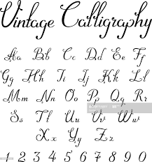Make sure you take the time to practice your bullet journal handwriting. Stock Illustration Vintage Calligraphic Script Font Linear Vector Handmade Calligraphy Hand Lettering Alphabet Lettering Alphabet Lettering Alphabet Fonts
