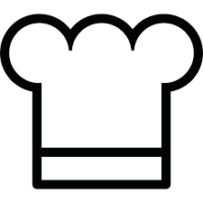 Cuocere Icone Del Computer, Lo Chef Del Ristorante Simbolo ...