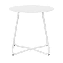 Lulu White Side Table 450mm X 450mm Early Settler White Side Tables Side Table Simple Side Tables