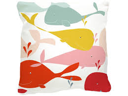 Kissenbezug 40x40 Cm Bio Baumwolle Wale Von Hans Natur Mit Reissverschluss Kissenbezug 40x40 Kissenbezuge Und Kissen