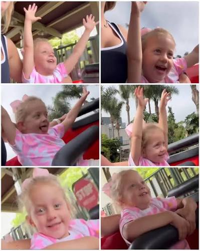 Patrick & Sterling had a blast on a rollercoaster during their summer  vacation! 📷: brittanylynne
