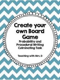 This Fun And Engaging Culminating Task Ties Together Probability Procedural Writing And Media Components Procedural Writing Probability Writing Instruction