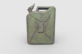 3d Jerry Pbr Metalness Model Pbr Model Jerry Can