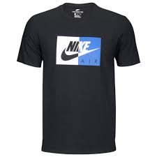 Black And White Nike T Shirt Mens Nike Dual Block T Shirt Men S Black White Royal In 2020 Nike Clothes Mens Mens Shirts Mens Tshirts