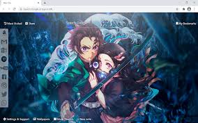 You can find the extension in chrome web store. Demon Slayer Tanjiro Anime Wallpaper New Tab