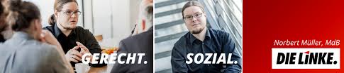 Logo of the german party die linke (the left). Norbert Muller Norbert Muller Mdb Die Linke