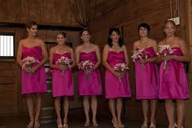 Hot Pink Bridesmaid Dresses Dessy With Gold Shoes Hot Pink Bridesmaid Dresses Pink Bridesmaid Dresses Hot Pink Dresses
