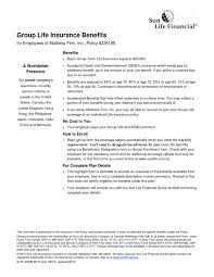Maybe you would like to learn more about one of these? Sun Life Financial Basic Life Summary By Mattress Firm Benefits Issuu