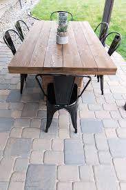 Diy Outdoor Dining Table Garrison Street Design Studio Diy Patio Table Diy Outdoor Table Metal Patio Furniture