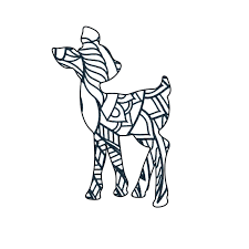 Animal mandala coloring pages animal coloring pages. Fawn Mandala Coloring Page Deer Bambi In Patterns