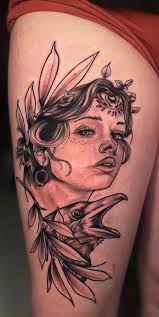 Neo-traditional portrait done by Tevin Thomas : r/tattoo