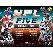 Alternatively, you sell it to a local card shop, but keep in mind dealers pay wholesale prices… they have to make a profit after all, and selling a large collection takes a considerable amount of time and resources… so don't expect to get ebay prices for your football cards when you sell to a dealer. 2019 Panini Nfl Five Trading Card Game Starter Kit 8 Box Case Steel City Collectibles