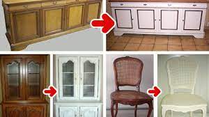 Repeindre un meuble en bois est une. Peinture Pour Meubles De Cuisine En Bois Verni Youtube