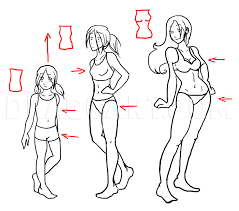 We determined that these pictures can also depict a anatomy, black, black & white, bones, skeleton. How To Draw A Girls Body Girl Body Step By Step Drawing Guide By Neekonoir Dragoart Com