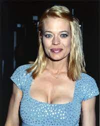 Amazon.com: Jeri Ryan Close Up Portrait in Blue Grey Square-Neck Short  Sleeve Dress with Silver Glitters Photo Print (24 x 30): Posters & Prints