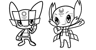 Maybe you would like to learn more about one of these? Mascotes Das Olimpiadas De Toquio 2020 Para Colorir Suporte Geografico