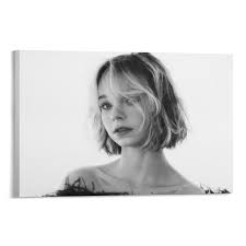 Amazon.com: Emma Myers Movie Actress Wall Art Poster (17) Painting On  Canvas Wall Art Poster Scroll Picture Print Living Room Walls Decor Home  Posters ...