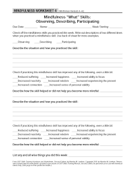 Image Result For Mindfulness Dbt Skills Worksheet Therapy Worksheets Dbt Skills Dbt Skills Worksheets