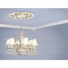 Easy to install decorative ceiling accents and ceiling medallions. Installing A Decorative Ceiling Medallion Ideas Advice Lamps Plus