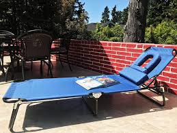 Kozyard Foldable Chaise Lounge Chair For Beach Chaise Lounge Chair Beach Chairs Camping Chairs