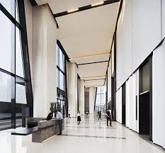 前海国际金融中心 伍兹 巴格特 woods bagot lobby design false ceiling false ceiling design