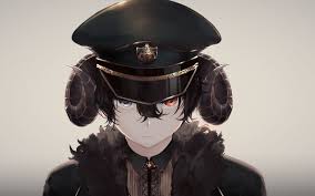 Anime Boy Creepy Horns Hat Uniform Bicolored Eyes Anime Demon Boy Anime Hats Anime Boy